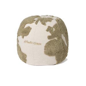 Lorena Canals Pouf World Map Rugcycled