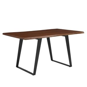 Modway Viggo 60 Live Edge Acacia Wood Acacia Wood Dining Table