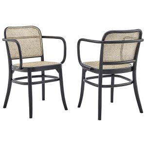 Modway Winona Wood Dining Chair, Set of 2