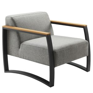 Modway Sauve Outdoor Patio Aluminum and Fabric Armchair