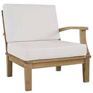 Modway Marina Outdoor Patio Teak Right-Facing Sofa