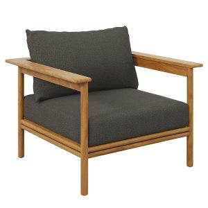 Modway Wren Outdoor Patio Teak Wood Armchair