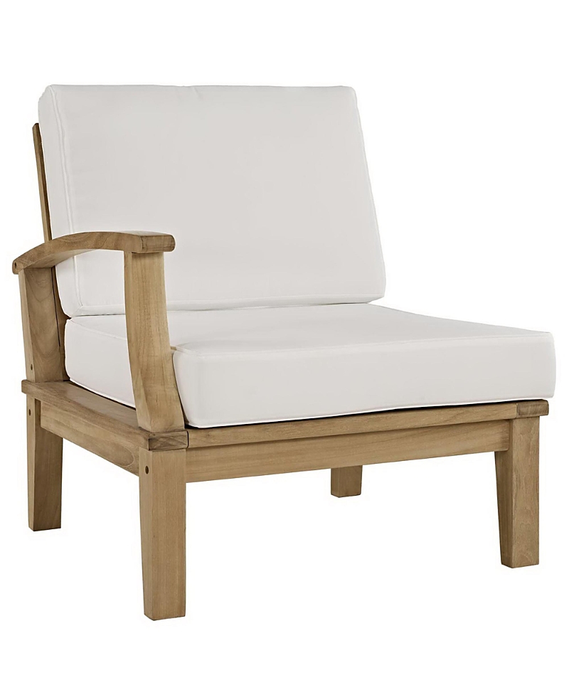 Modway Marina Outdoor Patio Teak Left-Facing Sofa