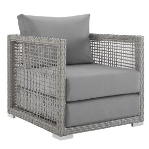 Modway Aura Rattan Outdoor Patio Armchair