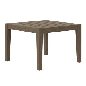 Modway Northlake Square Outdoor Patio Teak Side Table