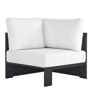 Modway Tahoe Outdoor Patio Powder-Coated Aluminum Modular Corner Chair