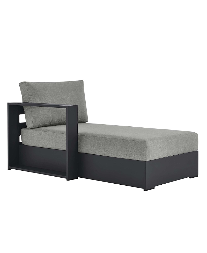 Modway Tahoe Outdoor Patio Powder-Coated Aluminum Modular Left-Facing Chaise Lounge