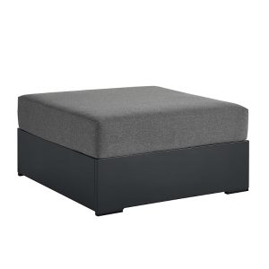 Modway Tahoe Outdoor Patio Powder-Coated Aluminum Ottoman