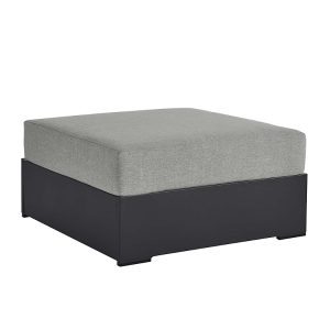 Modway Tahoe Outdoor Patio Powder-Coated Aluminum Ottoman