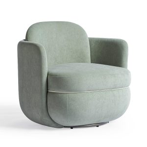 Tov Furniture Wolfie Velvet Swivel Chair