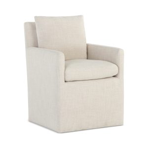 Sunpan Glenrose Wheeled Dining Armchair