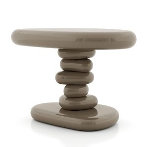 Furniture of America Villia 22 High Gloss End Table