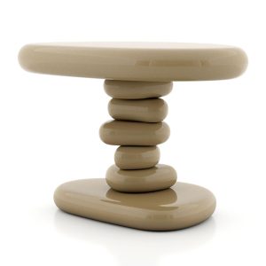 Furniture of America Villia 22 High Gloss End Table