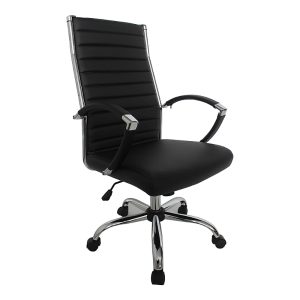 Furniture of America Tioga 43-inch Faux Leather Height Adjustable Swivel Office Chair