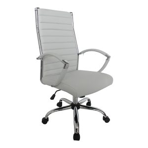 Furniture of America Tioga 43-inch Faux Leather Height Adjustable Swivel Office Chair