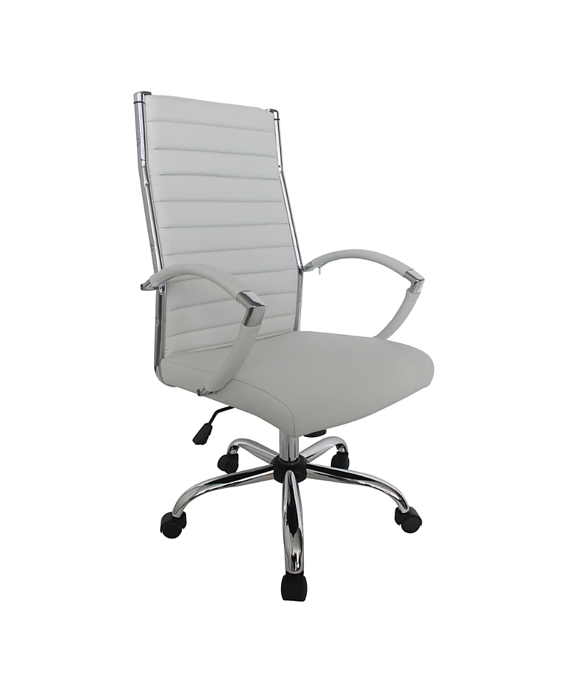 Furniture of America Tioga 43-inch Faux Leather Height Adjustable Swivel Office Chair