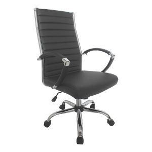 Furniture of America Tioga 43-inch Faux Leather Height Adjustable Swivel Office Chair