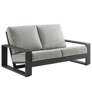 Modway Lirienne Outdoor Patio Aluminum Loveseat
