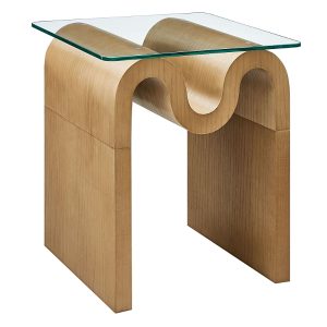 Modway Ondine Glass Top Side Table