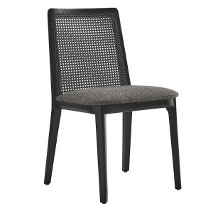 Modway Monarch Wood and Rattan Dining Side Chair