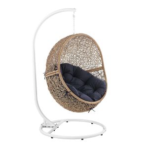 Modway Encase Outdoor Patio Rattan Swing Chair