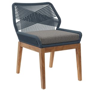 Modway Wellspring Outdoor Patio Teak Wood Dining Chair