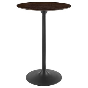 Modway Lippa Round Wood Bar Table