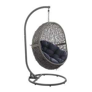 Modway Encase Outdoor Patio Rattan Swing Chair