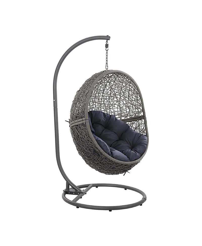 Modway Encase Outdoor Patio Rattan Swing Chair