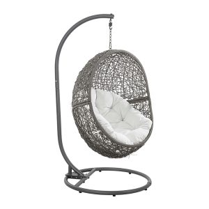 Modway Encase Outdoor Patio Rattan Swing Chair