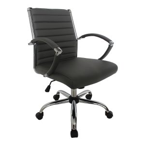 Furniture of America Tioga 37-inch Faux Leather Height Adjustable Swivel Office Chair