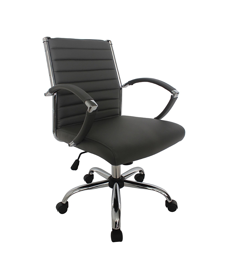 Furniture of America Tioga 37-inch Faux Leather Height Adjustable Swivel Office Chair