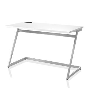 Furniture of America Torrey High Gloss Writing Desk with USBs