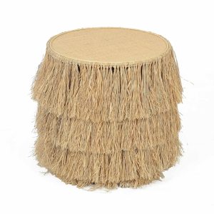 Tov Furniture Luau Rattan Round End Table