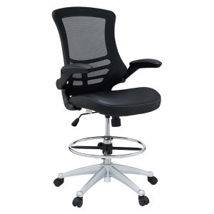 Modway Attainment Vinyl Drafting Chair
