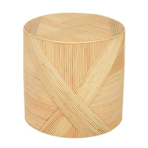 Tov Furniture Matea Rattan Arch Side Table