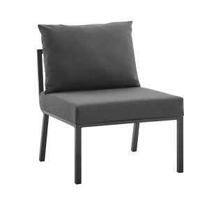 Modway Riverside Outdoor Patio Aluminum Armless Chair