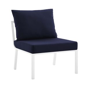 Modway Riverside Outdoor Patio Aluminum Armless Chair