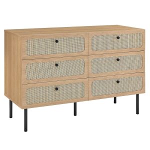 Modway Chaucer 6-Drawer Compact Dresser