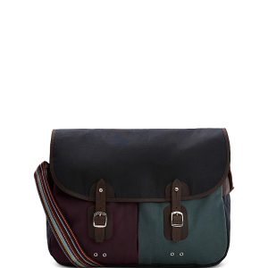 Barbour x Paul Smith Waxed Cotton Tarras Crossbody Bag
