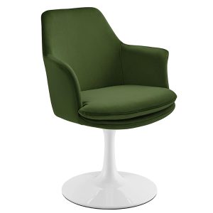 Modway Lippa Swivel Dining Armchair