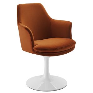 Modway Lippa Swivel Dining Armchair