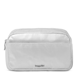 Baggallini The Jet Set Edit Pocket Cosmetic Pouch with Brush Organization
