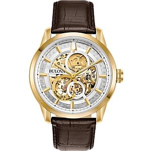 Bulova Sutton Skeleton Watch, 43mm- 3077793