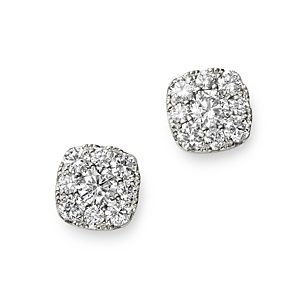 Bloomingdale's Diamond Small Cluster Stud Earrings in 14K White Gold, 0.33 ct. t.w. - 100% Exclusive- 3101891