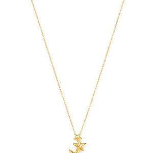 Bloomingdale's Triple Shooting Star Pendant Necklace in 14K Yellow Gold - 100% Exclusive- 3128409