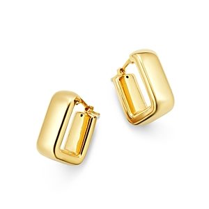 Bloomingdale's Square Hoop Earrings in 14K Yellow Gold - 100% Exclusive- 3137903