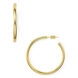 Aqua Hoop Earrings in 18K Gold-Plated Sterling Silver, 18K Rose Gold-Plated Sterling Silver or Sterling Silver - 100% Exclusive- 3845294