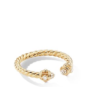 David Yurman Renaissance Ring in 18K Yellow Gold with Diamonds, 7- 3972554