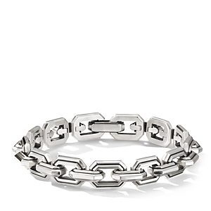 David Yurman Men's Sterling Silver Deco Link Bracelet- 2967438